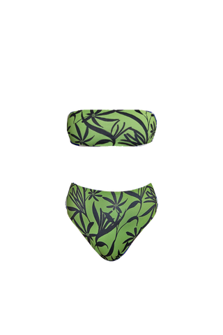 Clara Bikini Bottom - Onyx Bloom