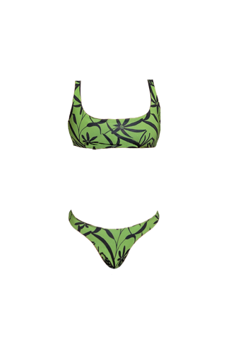 Monica Bikini Top - Onyx Bloom